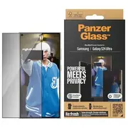 Panzerglass Ultra-Wide Fit aizsargstikls telefonam Samsung Galaxy S24 Ultra Privātuma efekts ar Easy Aligner iekļauts  P7352 5711724173523 70072180