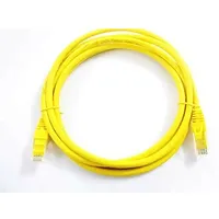 Patch cord  Kabelis cable 0.50M Cat5E Utp 50 cm Electrobase Dzeltens K8456.05-Yellow 3100000919634