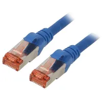 Patch cord S/Ftp 6 stranded Cu Lszh blue 2M 27Awg  Dk-1644-020/B