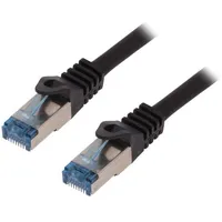 Patch cord S/Ftp 6A stranded Cu Lszh black 30M 26Awg  Cq4123S