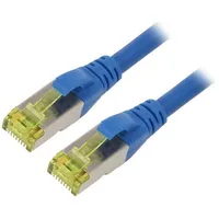 Patch cord S/Ftp 6A stranded Cu Lszh blue 3M 26Awg  Dk-1644-A-030/B
