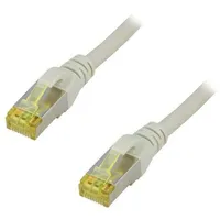 Patch cord S/Ftp 6A stranded Cu Lszh grey 3M 26Awg  Dk-1644-A-030