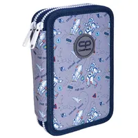 Double decker school pencil case with equipment Coolpack Jumper 2 Cosmic  E66541 590368630096