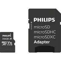 Philips Microsdhc 256Gb class 10/Uhs 1  Adapter Fm25Mp45B 4895229133532