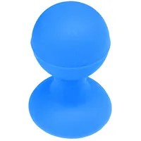 Phone holder with a round head - blue  Silicone for mobile 9145576281680