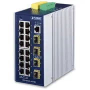 Planet Igs-6325-16T4S network switch Managed L3 Gigabit Ethernet 10/100/1000 Blue, Grey  6795256 4711605285261 Wlononwcrspf3