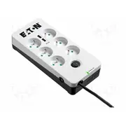 Plug socket strip protective Sockets 6 250Vac 10A Ip20  Eaton-Pb6Uf Pb6Uf