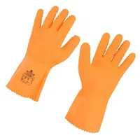 Protective gloves Size 9 latex Venifish Ve990  Del-Ve990Or09 Ve990Or09