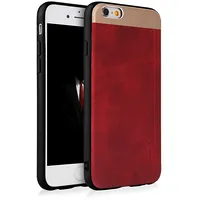 Qult Luxury Slate Back Case Aizmugurējais Silikona Apvalks Priekš Apple iPhone X Sarkans  Qul-Slate-Iphx-Re 5901386763051