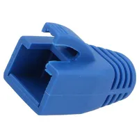Rj45 plug boot 8Mm blue  Log-Mp0035B Mp0035B