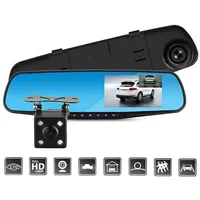 Roger 2In1 Auto video Reģistrātors ar Spogulis un atpakaļskata Kameru / Full Hd 170 G-Sensor Microsd Lcd 5  Ro-Cvr-2In1-5-Bk 4752168113615