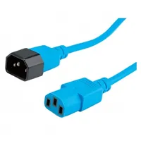 Roline Monitor Power Cable, Iec 320 C14 - C13, blue, 0.8 m  19.08.1527