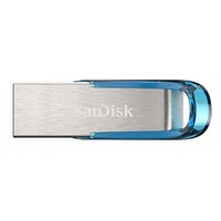 Sandisk Ultra Flair 64Gb Blue Silver  Sdcz73-064G-G46B 619659163051