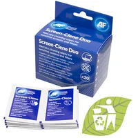 Screen-Clene Duo wipes - Screen cleaning wet/dry 20Psc Af  141Afscr020 5028356500185 Ascr020