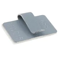 Self-Adhesive cable holder metal grey Cable P-Clips  Mwc-15