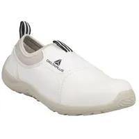 Shoes Size 35 white microfiber slip,impact with metal toecap  Del-Miamis2Bc35 Miamis2Bc35