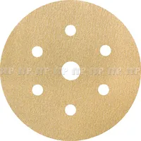 Slīpēšanas disks Goldfilm  150 mm, 6/7 caurumi, P40,Velcro 569070040