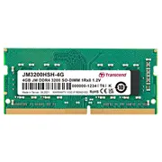 Transcend Jetram Jm3200Hsh-4G memory module 4 Gb 1 x Ddr4 260-Pin So-Dimm  0760557850571 Wlononwcrpnwk