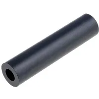 Spacer sleeve cylindrical polyamide L 4Mm Øout 6Mm black  Dr386/3.4X4 386/3.4X4
