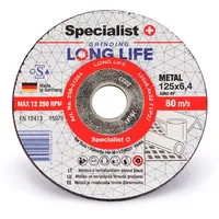 Specialist slīpēšanas disks, 125X6,4X22 mm  250-21264 4773005212643 68042218
