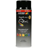 Spray Color Crafts Ral9005 Hg Black 400Ml, Motip  696060Motip 4048500696060