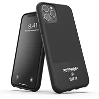Superdry Moulded Canvas iPhone 11 Pro Ma x Case czarny black 41550  8718846079792