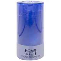 Svece Healing Crystal Spa, D6.8Xh14Cm, tumši zils  smaržas- okeāns 80094 4741243800946