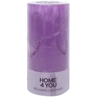 Svece Relaxing Lavender, D6.8Xh14Cm, tumši violets  smaržas- lavanda 80097 4741243800977