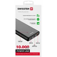 Swissten Line Power Banka Ārējās Uzlādes Baterija Usb / Usb-C Micro 20W 10000 mAh  22013912 8595217479814