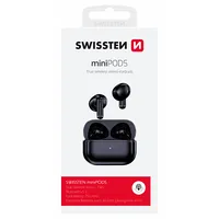 Swissten Tws Mini Pods Bluetooth Stereo Austiņas ar Mikrofonu  54200100 8595217478831