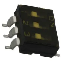 Switch Dip-Switch Poles number 3 On-Off 0.025A/24Vdc Pos 2  A6S-3102-H