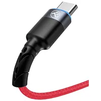 Tellur Data Cable Usb to Type-C with Led Light 3A 1.2M Red  T-Mlx43907 5949120002936