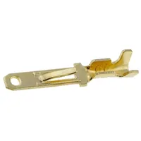 Terminal flat 2.8Mm 0.51Mm2 gold-plated with a latch male  Kon-A-28