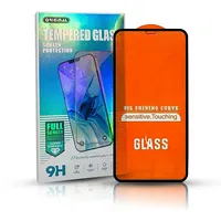 Timy Original Full Face / Glue Tempered Glass Aizsargstikls Pilnam Ekrānam Apple iPhone 12 Pro Melns  Tm-21D-Ap-12-Bk 4752168092569