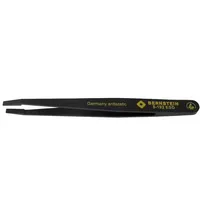 Tweezers Blade tip shape flat len 120Mm Esd  Brn-5-192 5-192