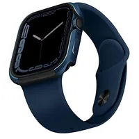 Uniq etui Valencia Apple Watch Series 4 5 6 7 8 Se 45 44Mm. niebieski blue  Uniq-45Mm-Valcblu 8886463680056