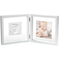 V Baby Art Style dubultais komplekts mazuļa pēdiņas vai rociņas nospieduma izveidošanai ar krāsu masu, balts  3601095800 3220660304554