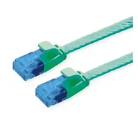 Value Utp Patch Cord, Cat.6A Class Ea, extra-flat, green, 1.5 m  21.99.2044