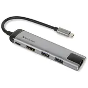 Verbatim Usb-C Multiport Hub 49141V  49141 0023942491415 Wlononwcrbfou