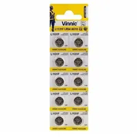 Vinnic Ag10 baterijas blistera iepakojums 1.5V 10 gab.  Ag10-10Bb 4898338000559