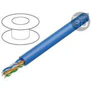 Wire U/Utp 4X2X23Awg 6A wire Cu Lszh blue 500M Cpr Dca  Dk-1614-A-Vh-5