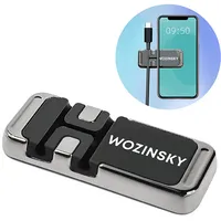 Wozinsky Magnetic Phone Holder with Cable Organizer Wmcdo-B1  5907769307508