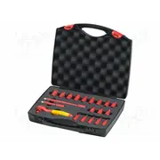Wrench-Set 6-Angles,Insulated,Socket spanner 1/4 21Pcs.  Wiha.43025 43025