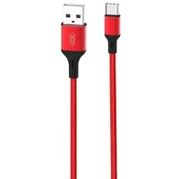 Xo cable Nb143 Usb - Usb-C 2,0 m 2,4A red  6920680870851 Nb143Ruuc2