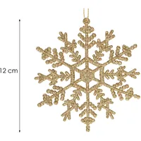 Ziemassvētku dekorācijas- sniega pārslas Springos Ca0754 12Cm 3 gab  5907719423616