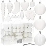 Ziemassvētku eglīšu rotājums Springos Ca0854 72Gab  5907719424729