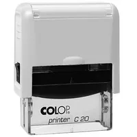 Zīmogs Colop Printer C20, balts korpuss, zils spilventiņš  650-03697 9004362536567