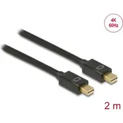 83475 Delock Cable mini Displayport male  2.0M kabelis