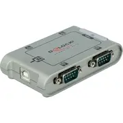 Adapteris Usb2.0  4 x serial, Delock 87414 4043619874149