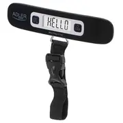 Adler  Travel Luggage Scale Ad 8190 Maximum weight Capacity 50 kg Accuracy 10 g Black 5905575903761